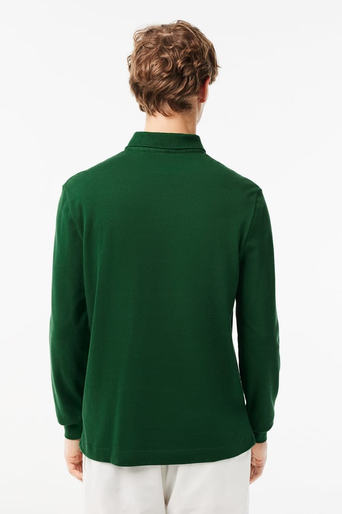 Lacoste Long Sleeve Polo Green Größe: M | Longsleeves Outlet | Herren | Grün