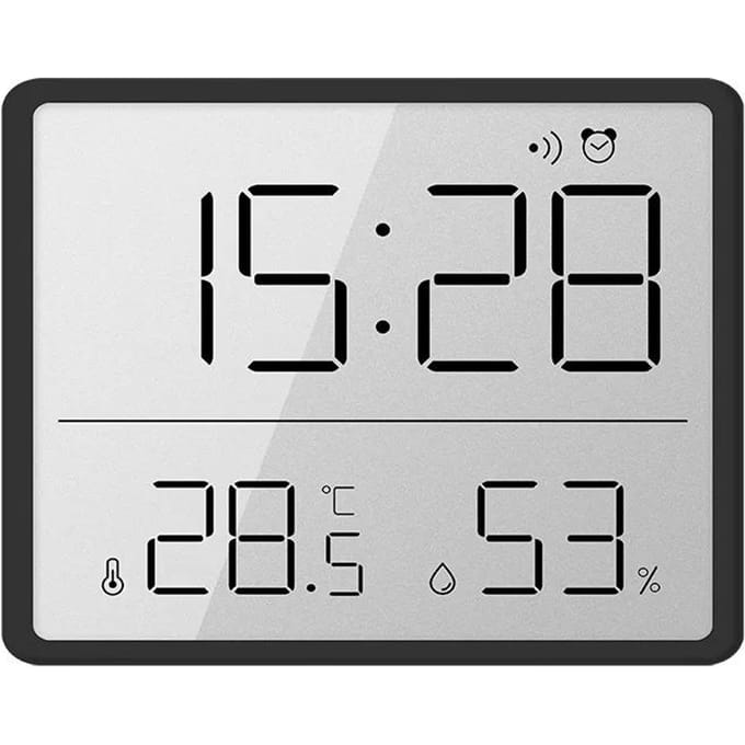 Multifunctionele Bureau Koelkast Wandmontage Groot Scherm Datum Temperatuur Vochtigheid Weergave Magnetische LCD Digitale Wekker