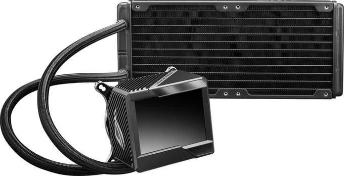 ASUS ROG RYUJIN II 240 Processor Alles-in-één vloeistofkoeler 12 cm Zwart 1 stuk(s)