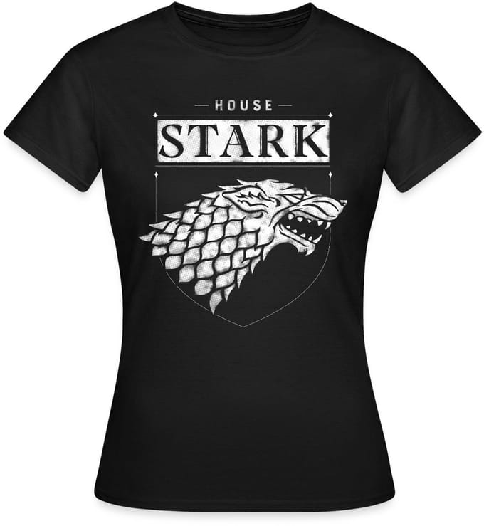 Game Of Thrones Huis Stark Wapen Schrikwolf T-Shirt Dames