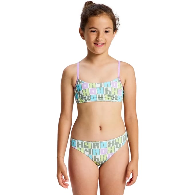 2-delig zwempak voor meisjes Roxy Letter Up
