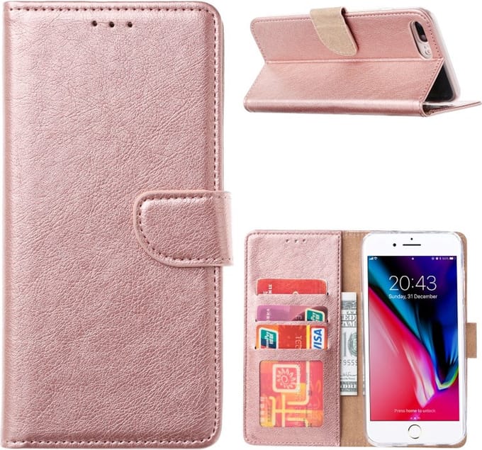 Cityhoesje – iPhone 7 plus / 8 plus – Bookcase incl. Pasjeshouder