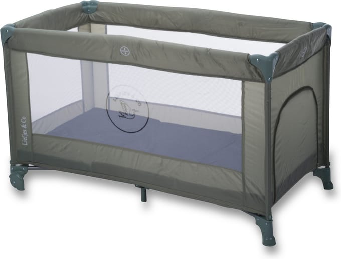 Liefjes & Co Luna Campingbedje - Reisbedje - 120 x 60 cm - Groen