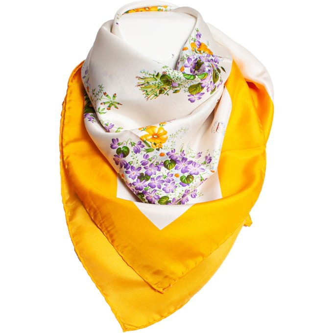 Gucci Vintage sjaal met bloemenprint