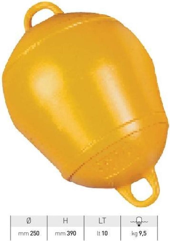 Nuova Rade Plastic Stijf Geel 250 x 390 mm