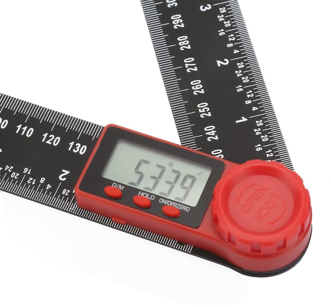 Dailygoods - Digitale Hoek Hellingsmeter voor Houtbewerking en DIY-projecten