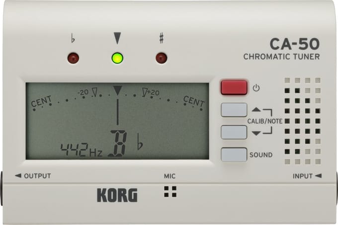 KORG CA-50 CHROMATISCHE STEMAPPARAAT Een draagbare stemoplossing in zakformaat