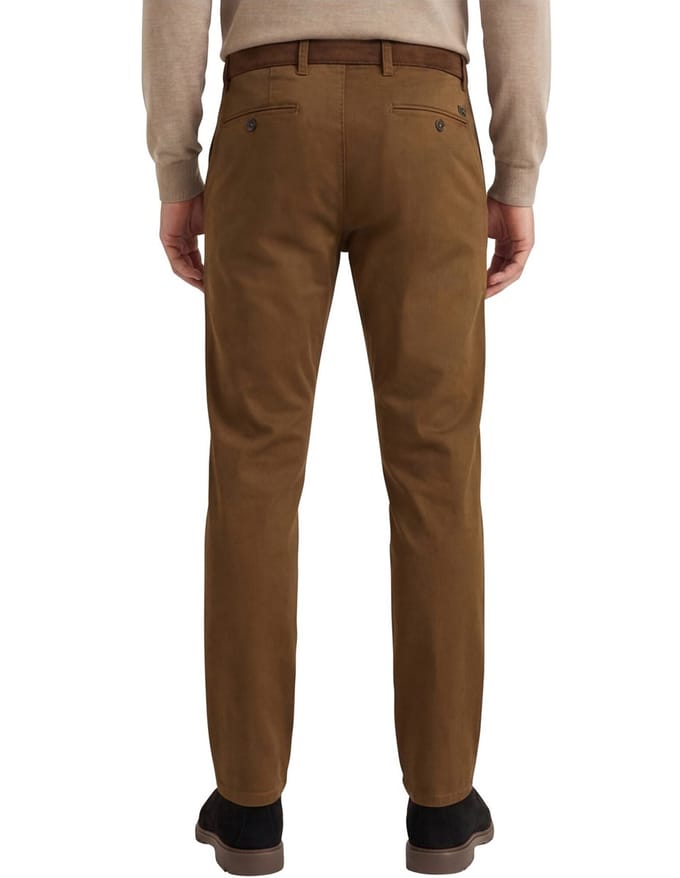 Gardeur katoenen broek bruin