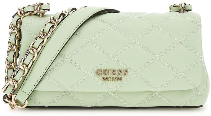 GUESS Schoudertas Tamsin Convertible Xbody Flap Bag Celadon Mintgroen
