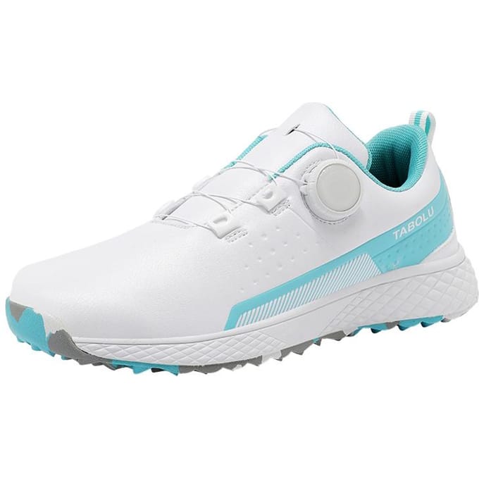 Chaussures de Golf pour Femmes Baskets Professionnelles en Cuir Grande Taille Marche Extérieure Plates Souples Mode Golfeuse 37