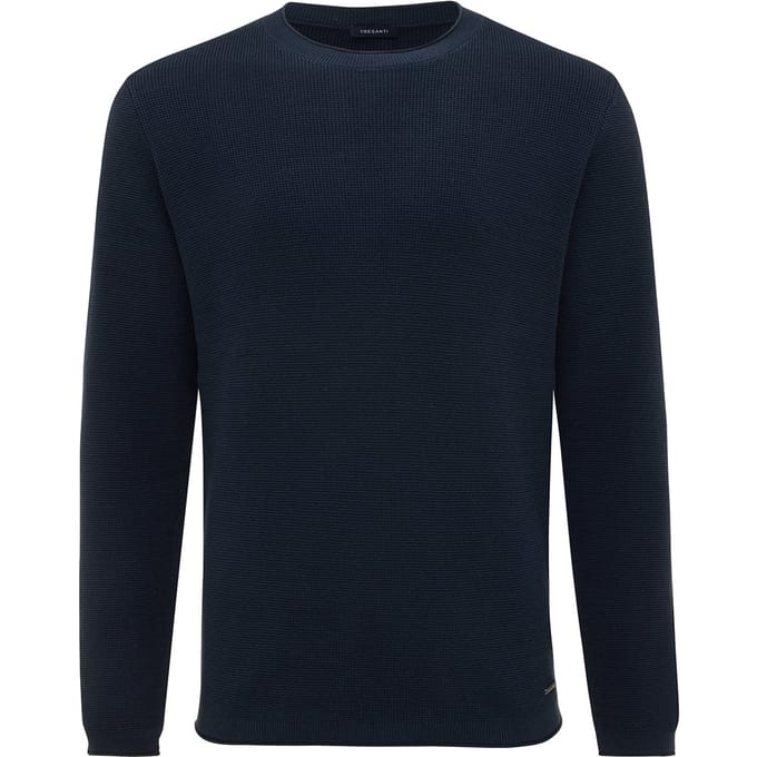 Tresanti EXAN Roll cuffs long sleeve pullover Navy (TRKWJA117 - 803)
