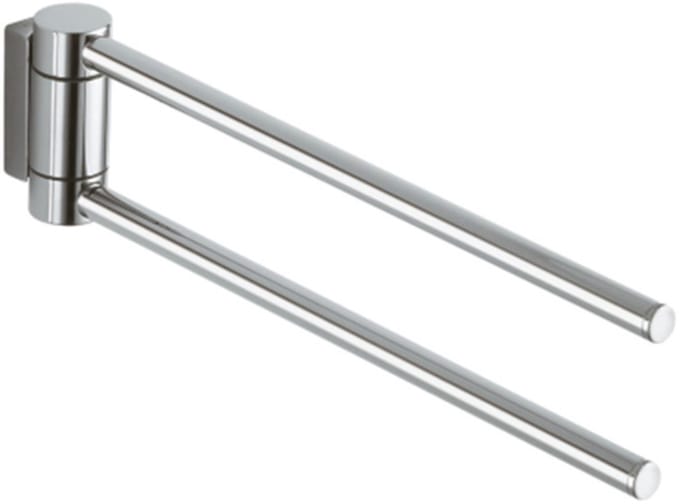 KEUCO PLAN handdoekhouder, 300 mm, 2-armig, zwenkbaar, 14919070000