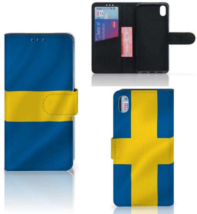 Xiaomi Redmi 7A Bookstyle Case Zweden
