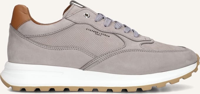 STEFANO LAURAN Lj2504 Sneakers - Suède - Heren - Grijs - Maat 42