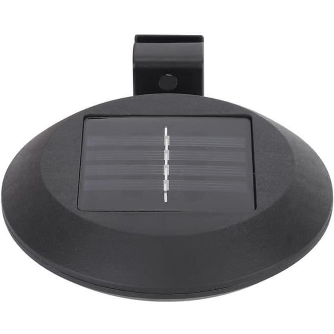 Lampe de clôture solaire HURRISE - 9LED - imperméable - installation facile