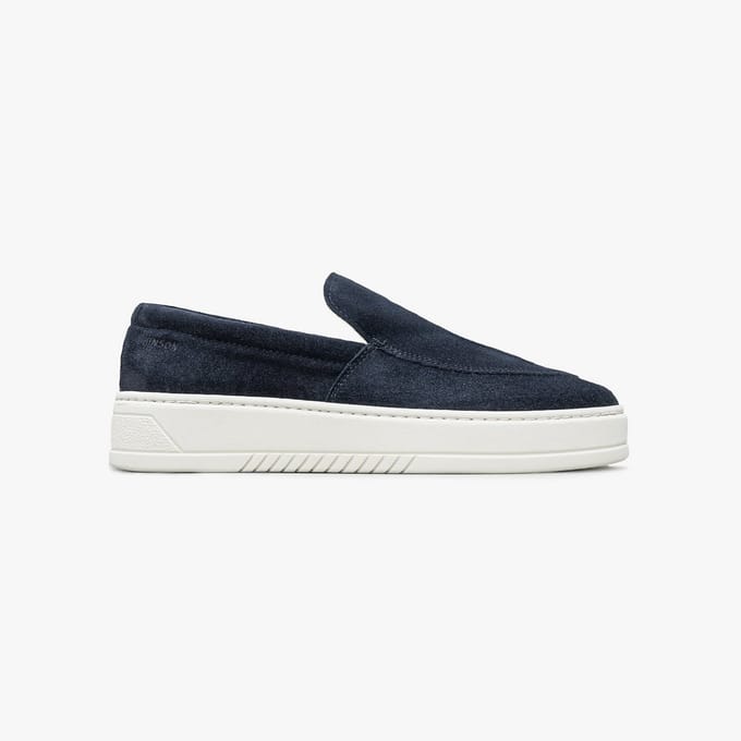 Hinson miller slip-on loafers heren navy suède