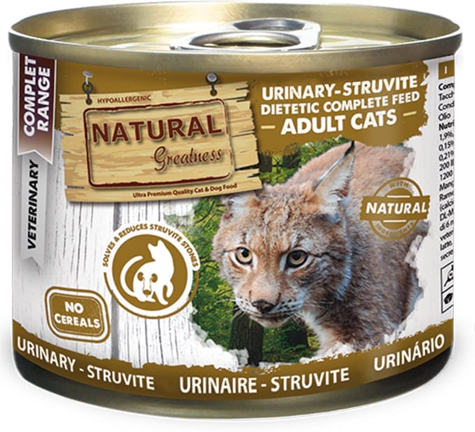 Natural Greatness - Vet - Cat - Wet - Urinary Diet - 6 X 200 Gr