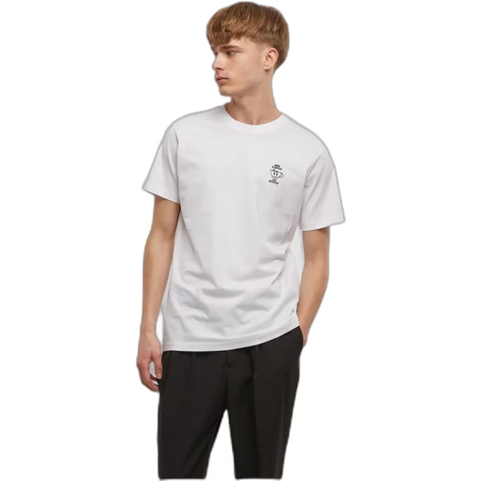Mister Tee - More Espresso Less Depresso EMB Heren Tshirt - M - Wit