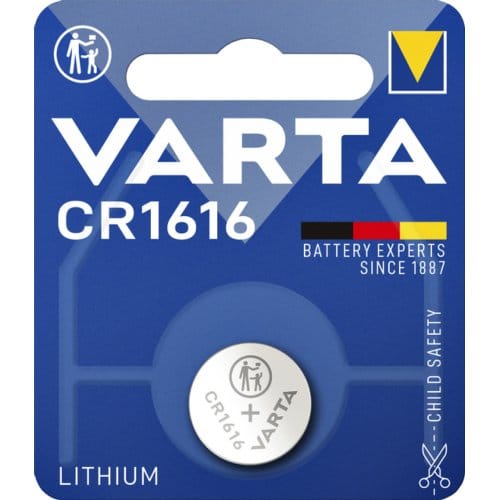 Varta CR1616 Lithium Knoopcelbatterij – 3V – 55mAh – 1 Stuk