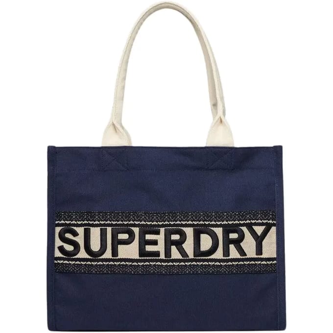 Superdry Luxe Stoffentas Blauw