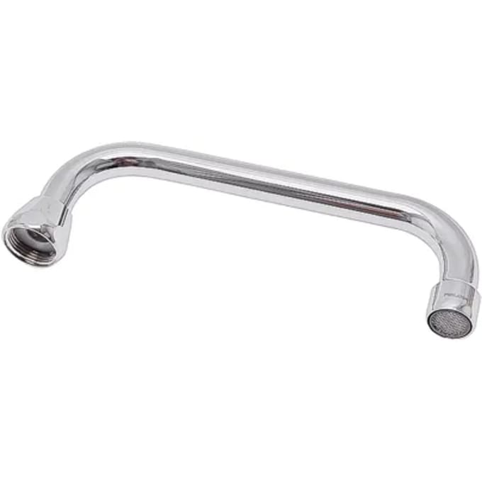 Sanivesk Draaibare Bovenuitloop U-vorm 200mm Chroom