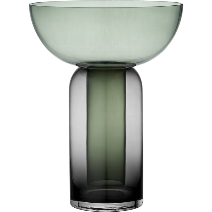 AYTM Vaas Torus, groen, Ø 25 cm, hoogte 33 cm, glas