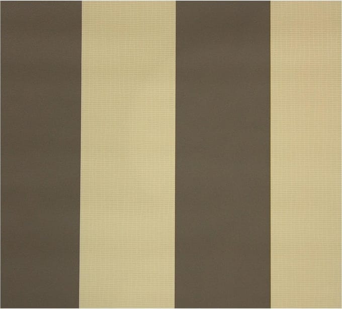 Dutch Wallcoverings Vliesbehang Streep - Bruin/crème