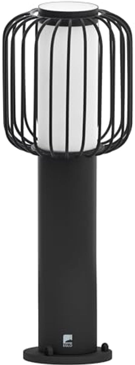 Buitensokkellamp 1-lichts met E27-fitting in zwart en wit – IP44