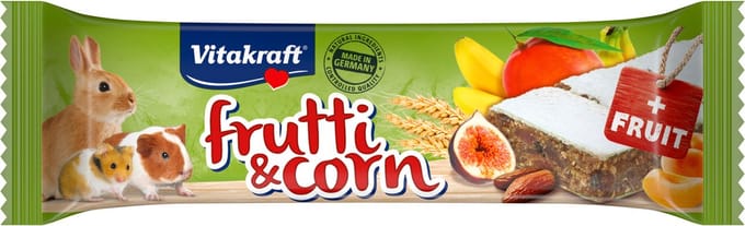 Vitakraft Frutti En Corn Reep - Knaagdiersnack - Fruit Mais 20 g