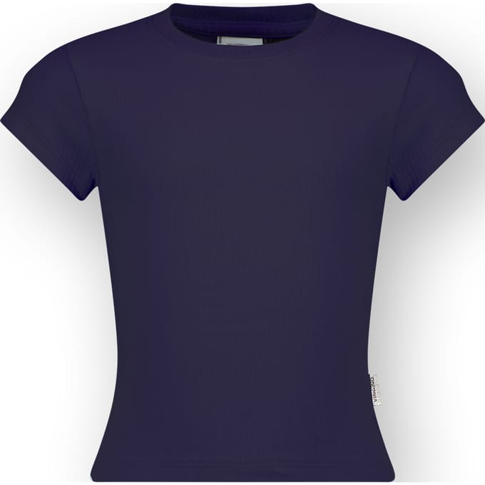 T-shirt Icon-Crop rib tee