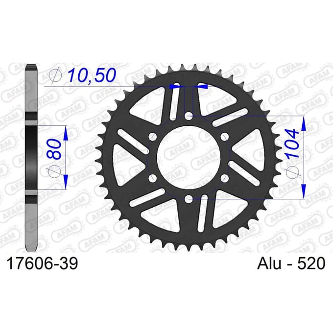 Tandwiel Afam 520 39 dents