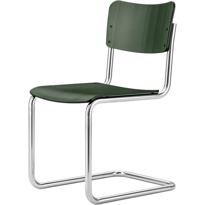 Thonet S 43 K Cantilever stoel Kinderstoel - smaragdgroen (TP 169)