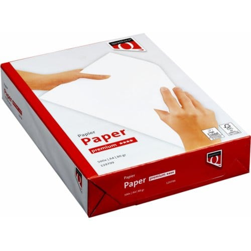 Kopieer- printpapier Quantore - Premium - A4 80 gram - wit - pak 500 vel