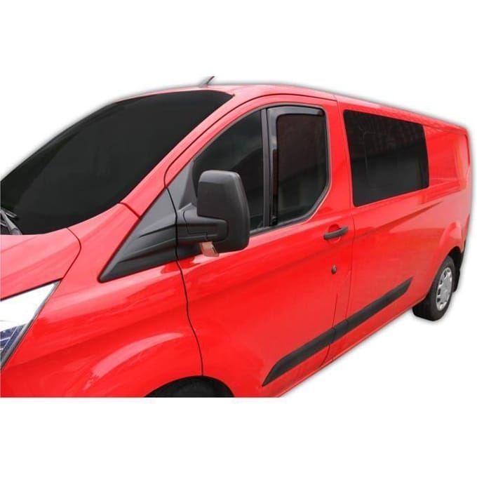 Luchtafweerders - SCOUTT - Ford Transit Custom - Getint - Eenvoudige installatie - Versterkt acryl