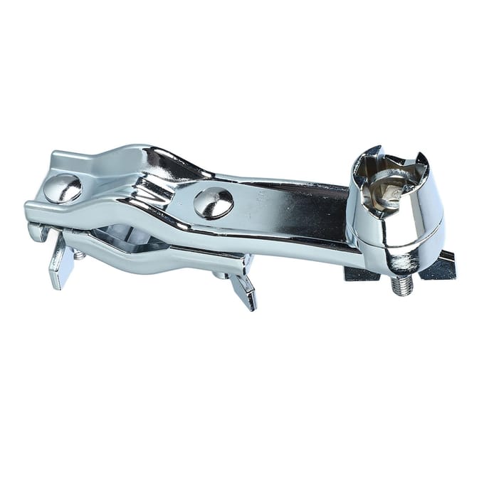 Drumklem Metalen Hoek Verstelbaar Ruimtebesparend Multifunctioneel Drumklem Bekkenhouder gray