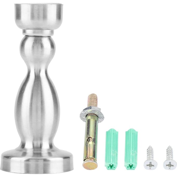 1 Pièce Acier Inoxydable Aimant Puissant Butée de Porte Support Anti-collision Épaissir Butoir de Porte