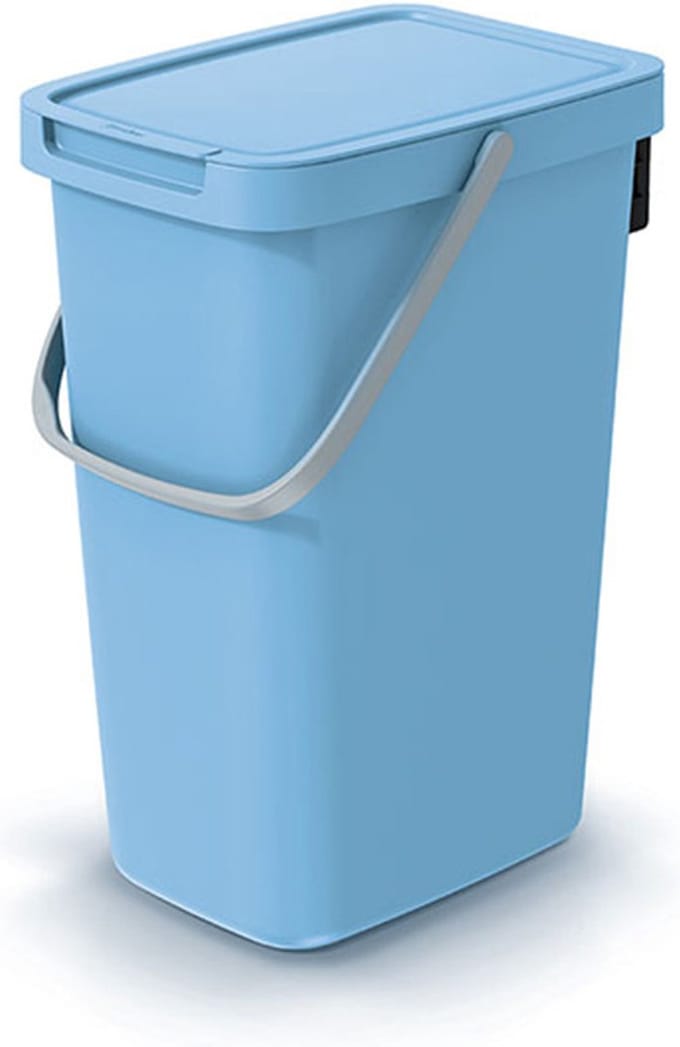 Keden - Compact Q - Afvalbak 12L - prullenbak - lichtblauw