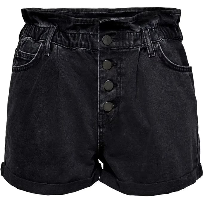 ONLY ONLCUBA PAPERBAG DNM SHORTS NOOS Dames Jeans - Maat XS (34)