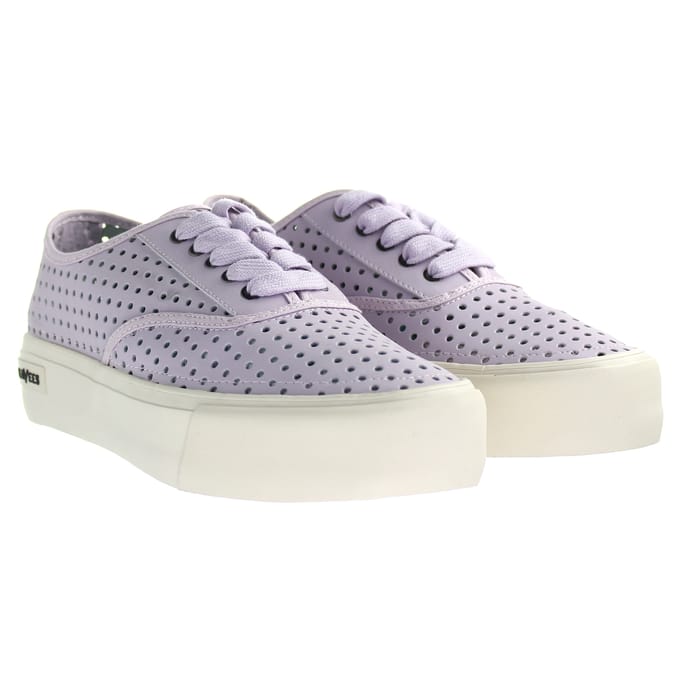 Seavees Legend Sneaker Platform Paars Dames Trainers