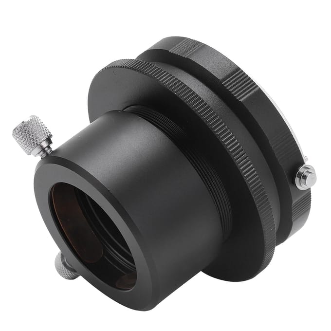 Macro Lens Adapter voor Nikon F Lensvatting naar 1.25in Oculair Telescoop Camera Adapter black