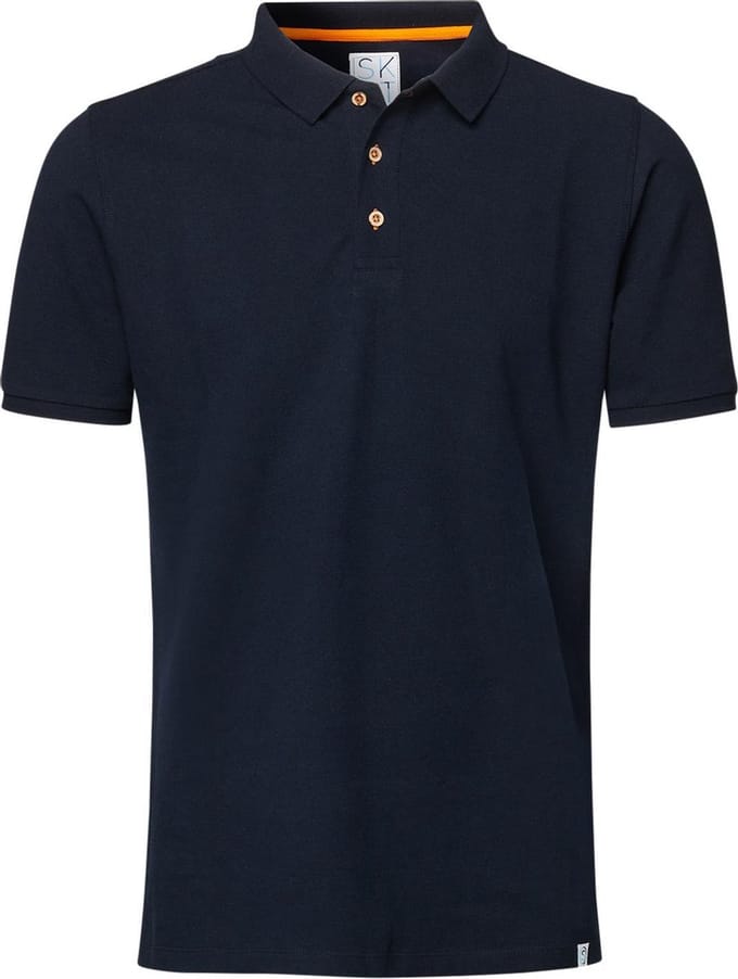 SKOT Polo Duurzaam - Navy Classic - Blauw - Slim Fit - Maat S