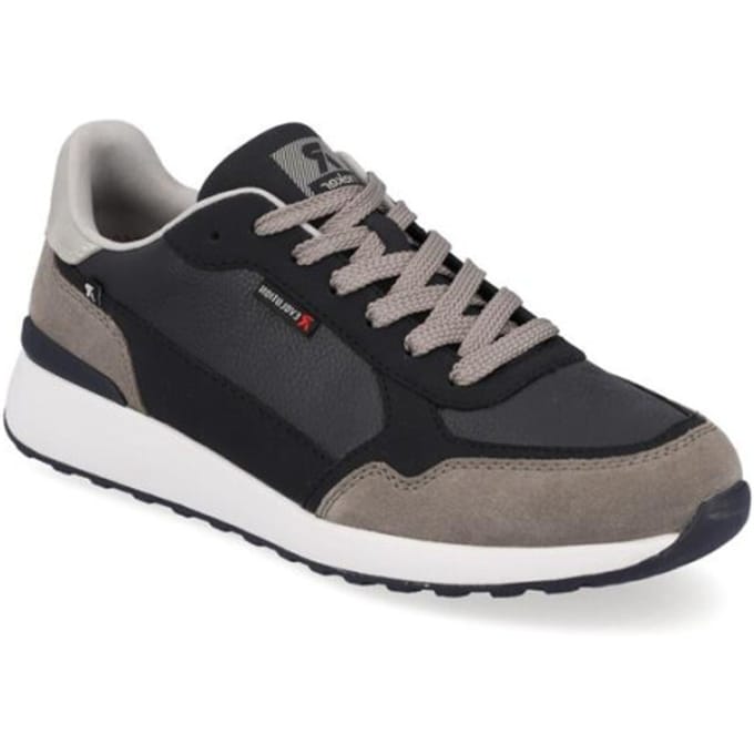 Rieker Sneakers blauw Textiel - Maat 44