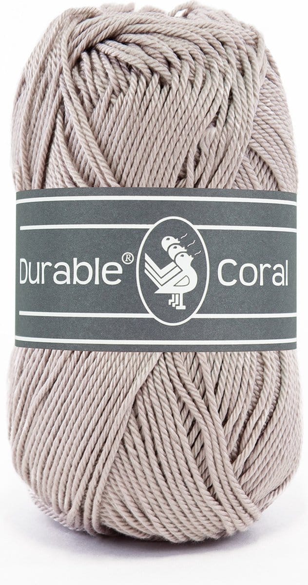 Durable Coral - 340 taupe - Gemerceriseerd Katoen Garen