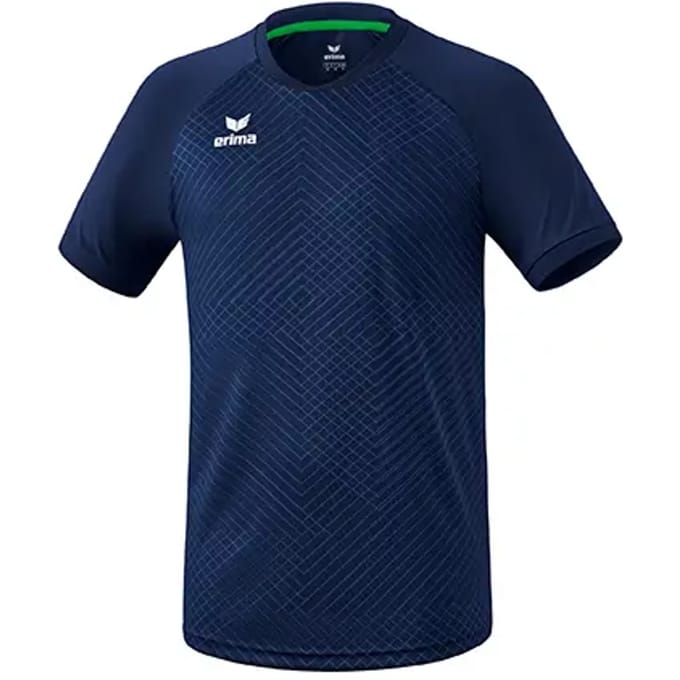 Erima Madrid Shirt Korte Mouw Kinderen - New Navy | Maat: 152