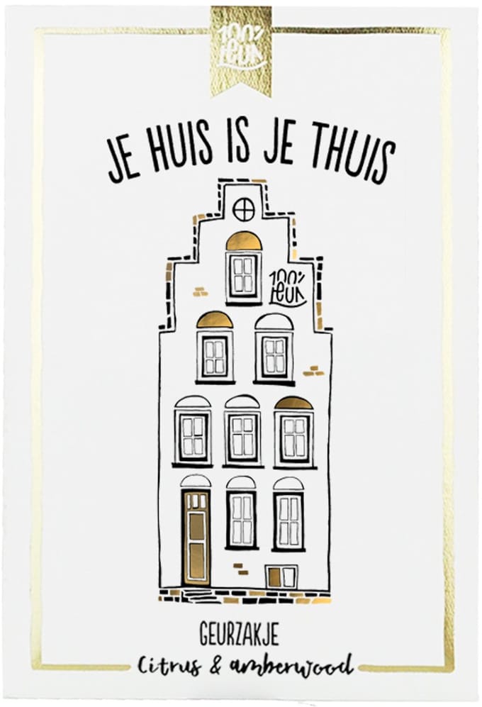 100%LEUK - Geurzakje - Je huis is je thuis