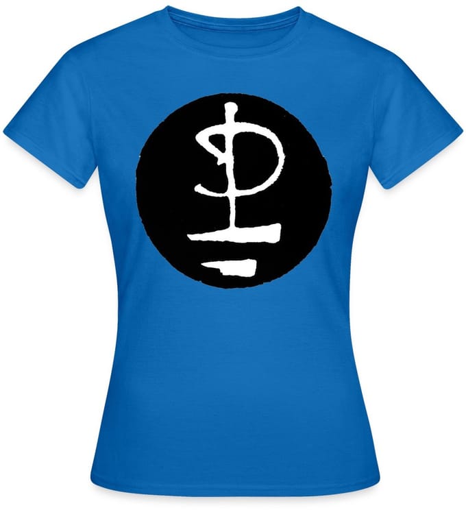 Pink Floyd Logo Zwart Wit T-Shirt Dames