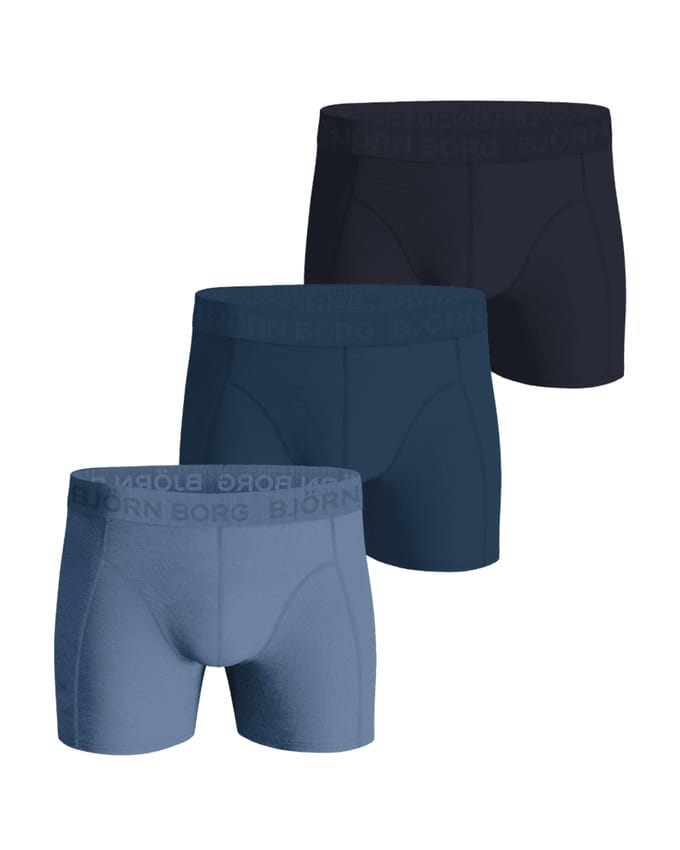 Bjorn Borg Boxers 3Pack Stretch Blauw - Boxershorts