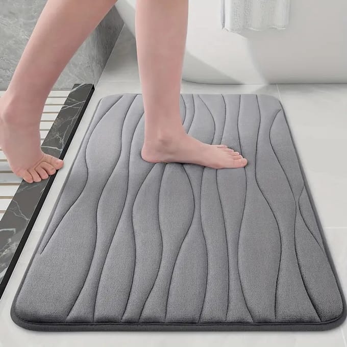 Badmat - Memory foam, zacht, antislip, absorberend, wasbaar, 40x60cm