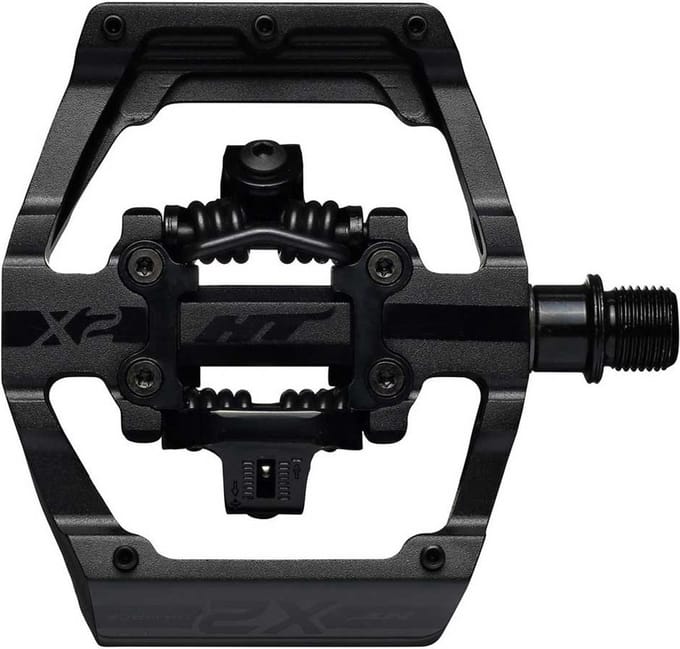 Ht Downhill X2 Pedalen Zilver