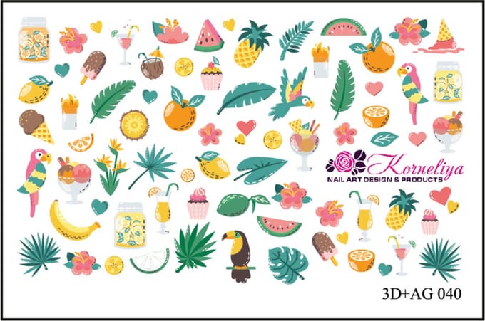 Korneliya 3D+AG 040 Waterdecal